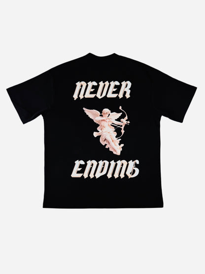 NE Angel Black Tee